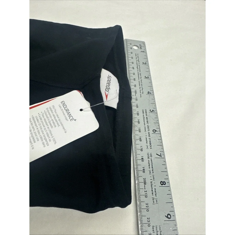 Speedo Racing Youth Black Swim Shorts Jammer  Sz 22 Ages 4-5 NEW
